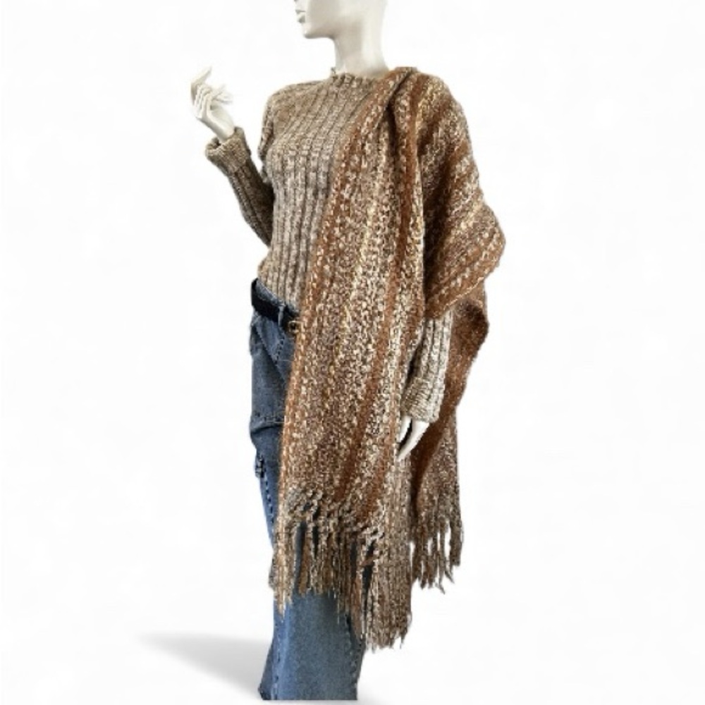 Hand Made Fine Artisan Woven Mohair Stole